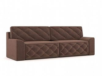 Прямой диван Милан Босс Вегас, коричневый