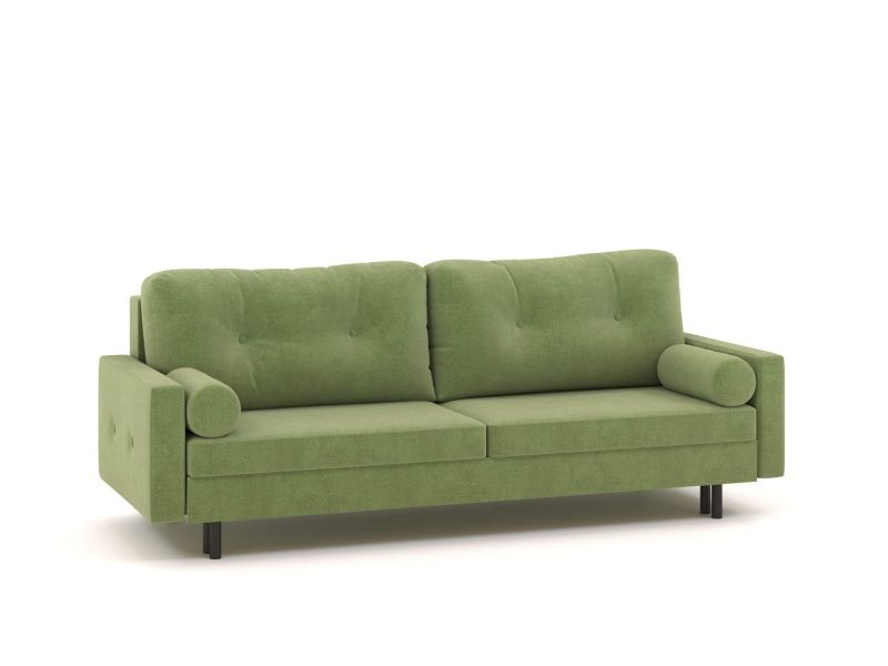 Прямой диван Карлос, зелёный