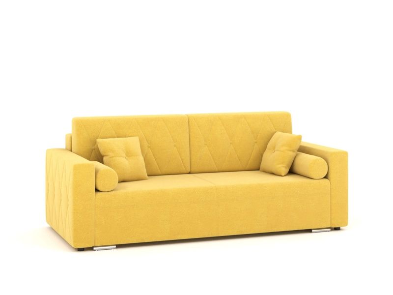 Прямой диван Милфорд, жёлтый