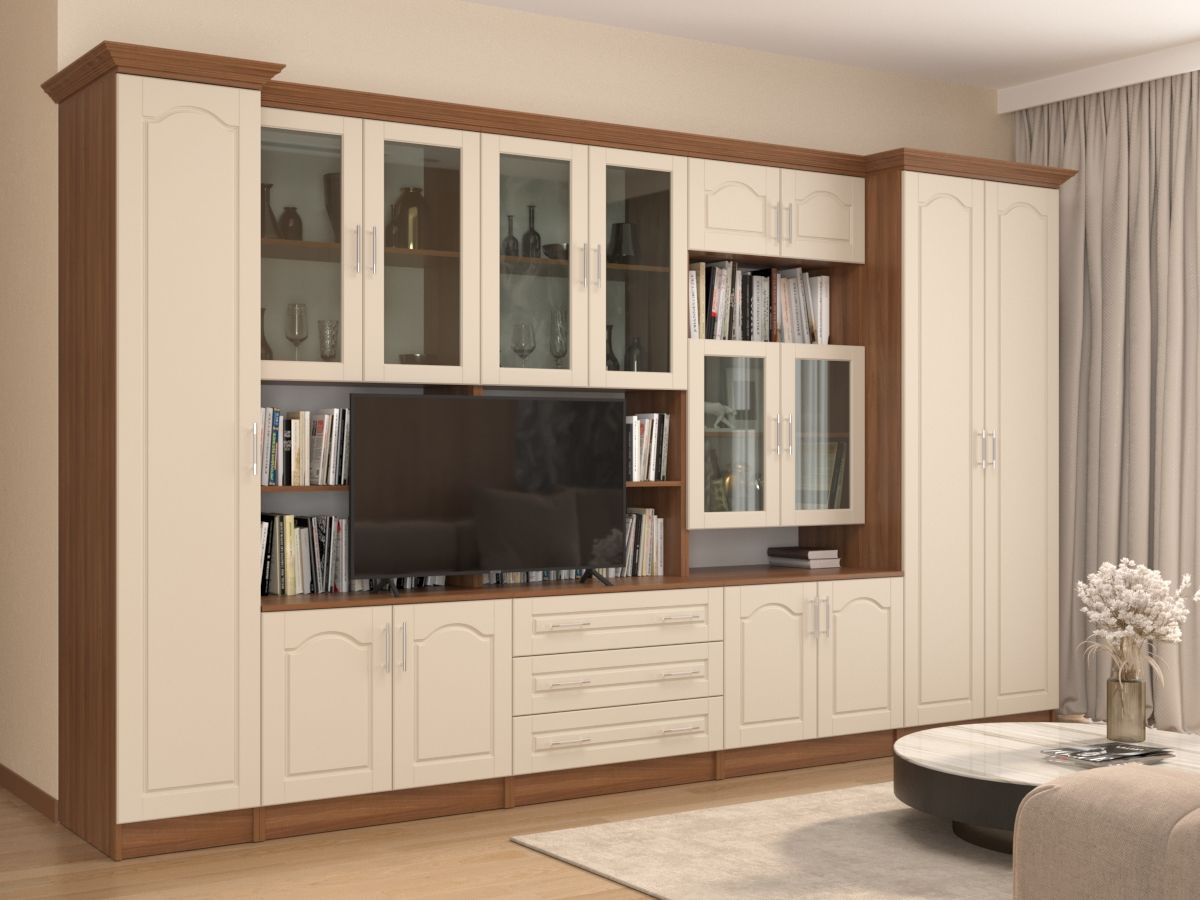 Стенка Президент МДФ 2+1