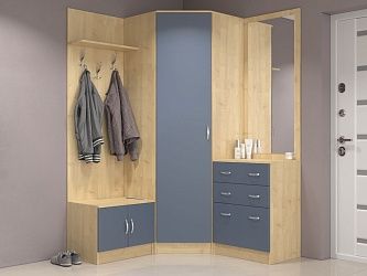 Угловая прихожая МДФ Крит